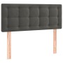 Cabecero de terciopelo gris oscuro 100x5x78/88 cm de vidaXL, Cabeceros y pies de cama - Ref: Foro24-346451, Precio: 49,54 €, ...