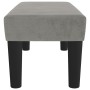 Banco de terciopelo gris claro 70x30x30 cm de vidaXL, Bancos - Ref: Foro24-346638, Precio: 34,87 €, Descuento: %