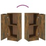 Aparadores 2 uds madera contrachapada roble ahumado 30x30x70 cm de vidaXL, Aparadores - Ref: Foro24-817007, Precio: 69,99 €, ...