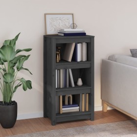 Solid gray pine wood shelf 50x35x97 cm by vidaXL, Bookcases and shelves - Ref: Foro24-821706, Price: 88,95 €, Discount: %