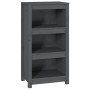 Estantería madera maciza de pino gris 50x35x97 cm de vidaXL, Librerías y estanterías - Ref: Foro24-821706, Precio: 88,89 €, D...