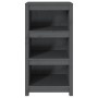 Estantería madera maciza de pino gris 50x35x97 cm de vidaXL, Librerías y estanterías - Ref: Foro24-821706, Precio: 88,89 €, D...