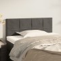 Cabecero de terciopelo gris oscuro 80x5x78/88 cm de vidaXL, Cabeceros y pies de cama - Ref: Foro24-346013, Precio: 43,25 €, D...