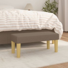 Taupe gray fabric bench 70x30x30 cm by vidaXL, Banks - Ref: Foro24-346628, Price: 43,73 €, Discount: %