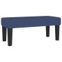 Banco de tela azul 70x30x30 cm de vidaXL, Bancos - Ref: Foro24-346622, Precio: 39,31 €, Descuento: %