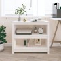 Solid white pine wood shelf 80x35x68 cm by vidaXL, Bookcases and shelves - Ref: Foro24-821675, Price: 83,27 €, Discount: %