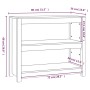 Solid white pine wood shelf 80x35x68 cm by vidaXL, Bookcases and shelves - Ref: Foro24-821675, Price: 83,27 €, Discount: %