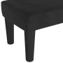 Banco de terciopelo negro 70x30x30 cm de vidaXL, Bancos - Ref: Foro24-346640, Precio: 43,16 €, Descuento: %