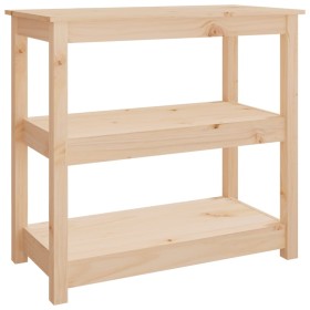 Solid pine wood console table 80x40x74 cm by vidaXL, Side tables - Ref: Foro24-821669, Price: 72,98 €, Discount: %