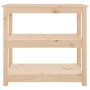 Solid pine wood console table 80x40x74 cm by vidaXL, Side tables - Ref: Foro24-821669, Price: 72,91 €, Discount: %