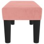 Banco de terciopelo rosa 70x30x30 cm de vidaXL, Bancos - Ref: Foro24-346643, Precio: 42,47 €, Descuento: %