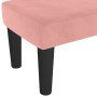 Banco de terciopelo rosa 70x30x30 cm de vidaXL, Bancos - Ref: Foro24-346643, Precio: 42,47 €, Descuento: %