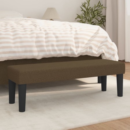 Brown fabric bench 100x30x30 cm by vidaXL, Banks - Ref: Foro24-346647, Price: 49,21 €, Discount: %