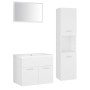 White engineered wood bathroom furniture set by vidaXL, Bathroom furniture - Ref: Foro24-3071135, Price: 221,89 €, Discount: %