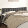 Headboards 2 units of dark gray velvet 100x5x78/88 cm by vidaXL, Headboards and footboards - Ref: Foro24-346531, Price: 63,82...