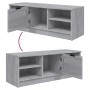 TV-Schrank aus grauem Sonoma-Sperrholz, 102 x 35,5 x 36,5 cm von vidaXL, TV-Möbel - Ref: Foro24-817085, Preis: 55,53 €, Rabat...