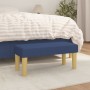 Blue fabric bench 70x30x30 cm by vidaXL, Banks - Ref: Foro24-346630, Price: 41,20 €, Discount: %