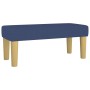 Blue fabric bench 70x30x30 cm by vidaXL, Banks - Ref: Foro24-346630, Price: 41,20 €, Discount: %