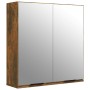 Bathroom cabinet with smoked oak mirror, 64x20x67 cm. by vidaXL, bathroom vanities - Ref: Foro24-817066, Price: 86,52 €, Disc...