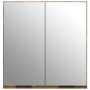 Bathroom cabinet with smoked oak mirror, 64x20x67 cm. by vidaXL, bathroom vanities - Ref: Foro24-817066, Price: 86,52 €, Disc...