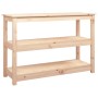 Solid pine wood console table 110x40x74 cm by vidaXL, Side tables - Ref: Foro24-821664, Price: 113,92 €, Discount: %