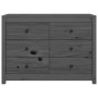 Solid gray pine wood auxiliary cabinet 100x40x72 cm by vidaXL, Sideboards - Ref: Foro24-821766, Price: 176,50 €, Discount: %