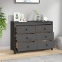 Solid gray pine wood auxiliary cabinet 100x40x72 cm by vidaXL, Sideboards - Ref: Foro24-821766, Price: 176,50 €, Discount: %