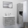 Concrete gray chipboard bathroom furniture set by vidaXL, Bathroom furniture - Ref: Foro24-3071139, Price: 265,53 €, Discount: %