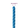 Blue polypropylene work rope 10 mm 25 m by vidaXL, Ropes and metal cords - Ref: Foro24-152972, Price: 14,70 €, Discount: %