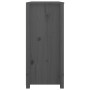 Solid gray pine wood auxiliary cabinet 100x40x90 cm by vidaXL, Sideboards - Ref: Foro24-821771, Price: 239,13 €, Discount: %