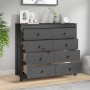 Solid gray pine wood auxiliary cabinet 100x40x90 cm by vidaXL, Sideboards - Ref: Foro24-821771, Price: 239,13 €, Discount: %