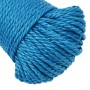 Blue polypropylene work rope 8 mm 25 m by vidaXL, Ropes and metal cords - Ref: Foro24-152967, Price: 8,99 €, Discount: %