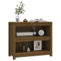 Solid honey brown pine wood shelf 80x35x68 cm by vidaXL, Bookcases and shelves - Ref: Foro24-821677, Price: 64,99 €, Discount: %