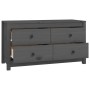 Solid gray pine wood auxiliary cabinet 100x40x54 cm by vidaXL, Sideboards - Ref: Foro24-821776, Price: 136,43 €, Discount: %