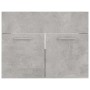 Conjunto de muebles de baño aglomerado gris hormigón de vidaXL, Muebles de baño - Ref: Foro24-3071139, Precio: 265,53 €, Desc...