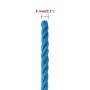 Blue 8 mm 100 m polypropylene work rope by vidaXL, Ropes and metal cords - Ref: Foro24-152969, Price: 19,43 €, Discount: %