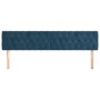 Headboards 2 units of dark blue velvet 90x7x78/88 cm by vidaXL, Headboards and footboards - Ref: Foro24-346380, Price: 83,85 ...