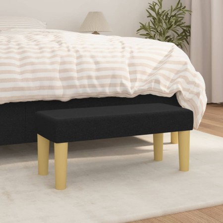 Black fabric bench 70x30x30 cm by vidaXL, Banks - Ref: Foro24-346626, Price: 36,22 €, Discount: %