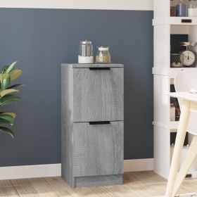 Sonoma gray plywood sideboard 30x30x70 cm by vidaXL, Sideboards - Ref: Foro24-817020, Price: 36,99 €, Discount: %