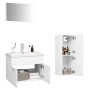 Juego de muebles de baño madera de ingeniería blanco de vidaXL, Muebles de baño - Ref: Foro24-3071180, Precio: 208,04 €, Desc...