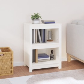 Estantería madera maciza de pino blanca 50x35x68 cm de vidaXL, Librerías y estanterías - Ref: Foro24-821700, Precio: 72,33 €,...