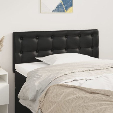 Cabecero de cuero sintético negro 90x5x78/88 cm de vidaXL, Cabeceros y pies de cama - Ref: Foro24-346424, Precio: 48,05 €, De...