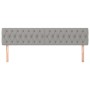 Headboards 2 units of light gray fabric 90x7x78/88 cm by vidaXL, Headboards and footboards - Ref: Foro24-346368, Price: 84,99...