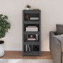 Solid gray pine wood shelf 50 x 35 x 125.5 cm by vidaXL, Bookcases and shelves - Ref: Foro24-821711, Price: 109,94 €, Discoun...