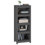 Solid gray pine wood shelf 50 x 35 x 125.5 cm by vidaXL, Bookcases and shelves - Ref: Foro24-821711, Price: 109,94 €, Discoun...