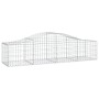 Gabion baskets 13 pcs arch shape iron 200x50x40/60 cm by vidaXL, Pots and planters - Ref: Foro24-3145588, Price: 774,10 €, Di...