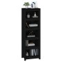 Solid black pine wood shelf 50x35x154 cm by vidaXL, Bookcases and shelves - Ref: Foro24-821718, Price: 130,00 €, Discount: %