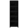 Solid black pine wood shelf 50x35x154 cm by vidaXL, Bookcases and shelves - Ref: Foro24-821718, Price: 130,00 €, Discount: %