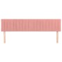 Headboards 2 units of pink velvet 80x5x78/88 cm by vidaXL, Headboards and footboards - Ref: Foro24-346269, Price: 61,44 €, Di...