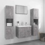 Concrete gray chipboard bathroom furniture set by vidaXL, Bathroom furniture - Ref: Foro24-3071229, Price: 341,51 €, Discount: %